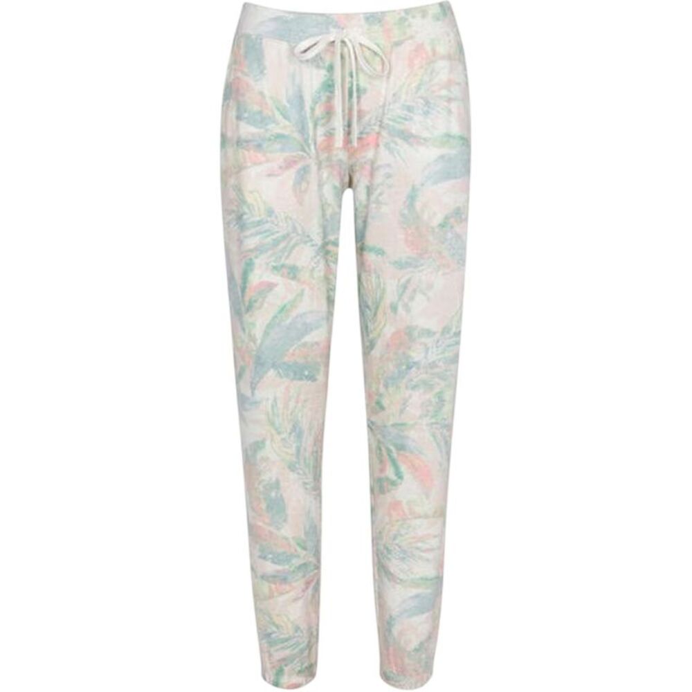 PJ Salvage Womens/Ladies Palm Print Relaxed Fit Lounge Pants / Desert/Tropical